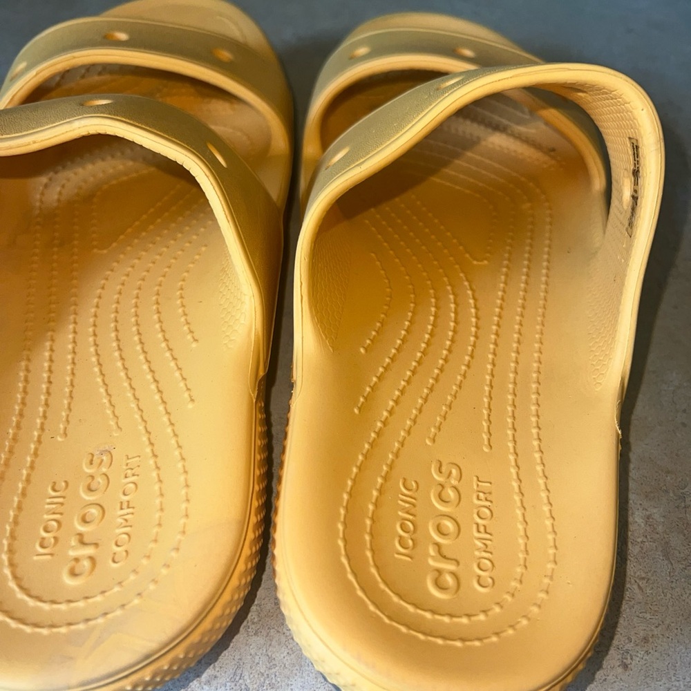 Iconic crocs comfort size W10 M8 Orange Slip On - Picture 3 of 5